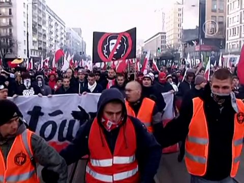 На посольство РФ в Варшаве напали демонстранты