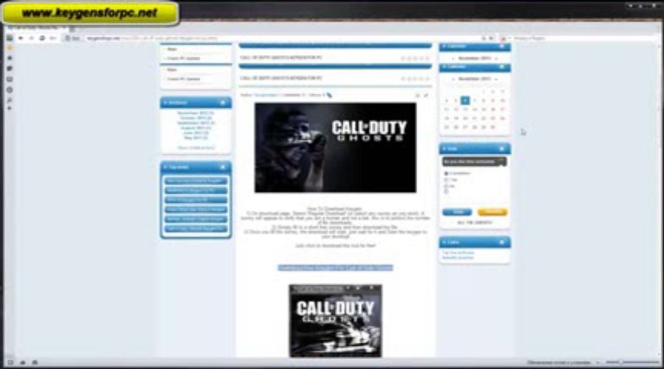Call of Duty- Ghosts « Keygen Crack + Torrent FREE DOWNLOAD