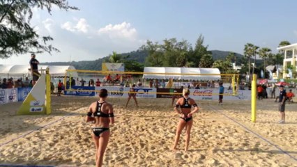 BRA vs GER film 5 Maria-Clara Carol vs Ludwig-Walkenhorst 13-21 21-17 15-11