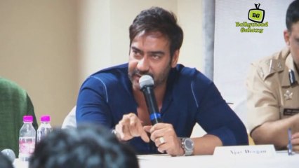 Farhan & Ajay With Mumbai Police On Crime Against