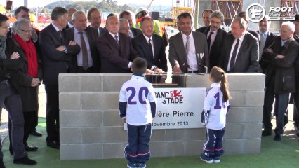 OL : JMA pose la première pierre du Grand Stade