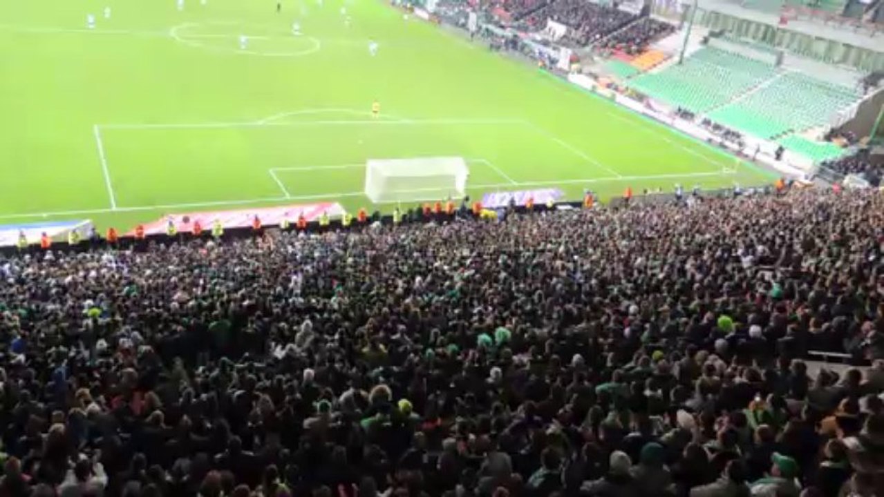Ambiance du derby ASSE / OL - 10 nov 2013