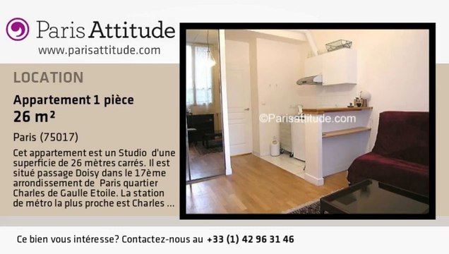 Appartement Studio à louer - Porte Maillot/Palais des Congrès, Paris - Ref. 2767