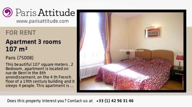 2 Bedroom Apartment for rent - Champs Elysées, Paris - Ref. 6632