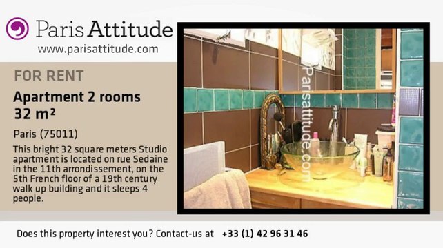 1 Bedroom Apartment for rent - Voltaire, Paris - Ref. 2750