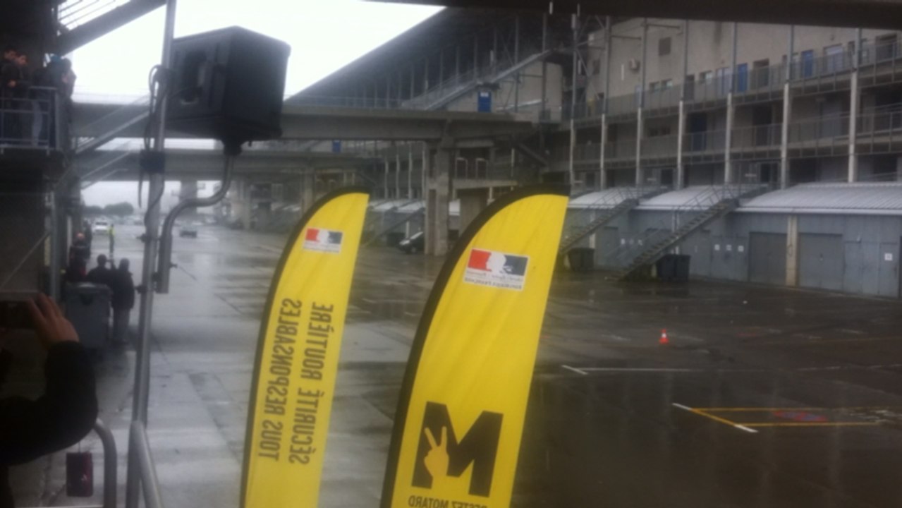 Crash test sur le circuit du Mans