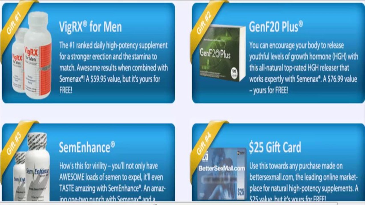 semenax review:Don't buy semenax until you watch this video