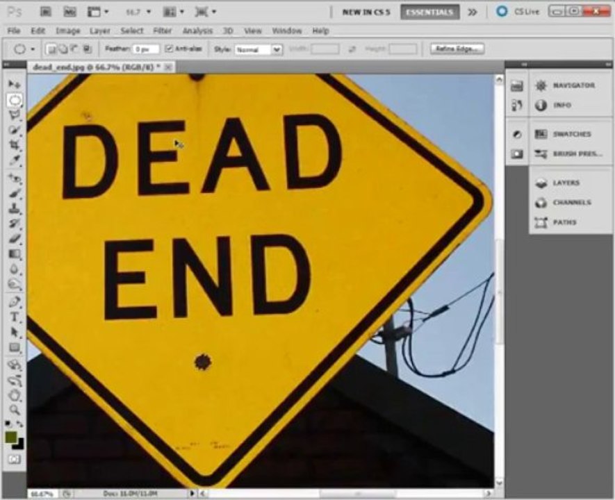 PhotoShop CS5 for Beginners - #03. Making Selections