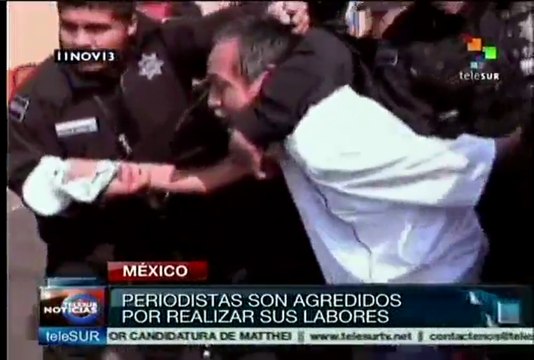 Periodistas mexicanos denuncian agresiones policiales