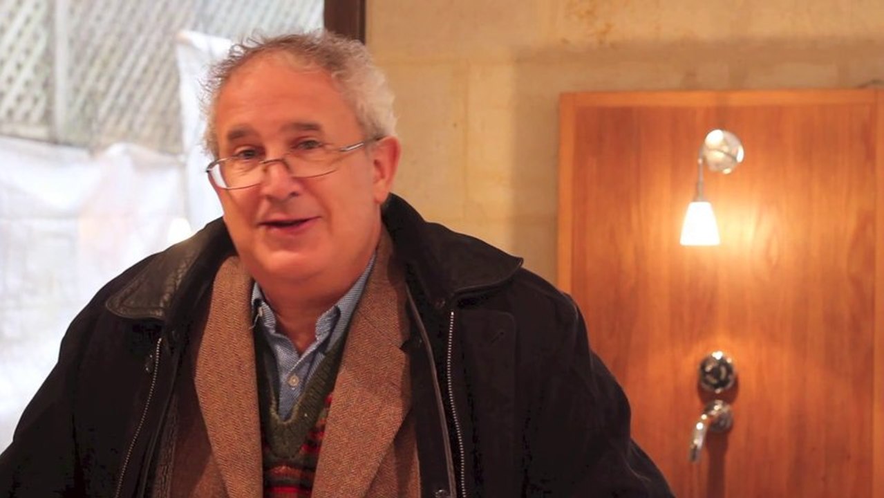 Michel Bettane à la sortie des vendanges (Angélus)