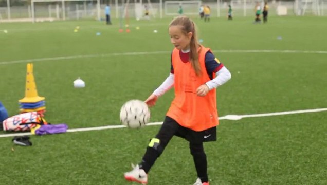 Le stage de Foot pour les Filles en partenariat avec le Racing Colombes