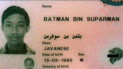 Batman bin Suparman Arrested on Multiple Charges