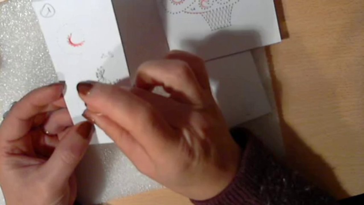 Tuto broderie sur papier