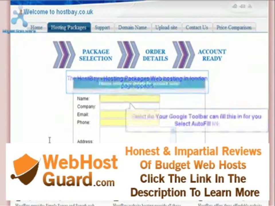 Hostbay Cheap Affordable Web hosting in 3 minutes
