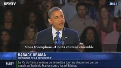 BFMTV Flashback: le discours émouvant de la victoire d'Obama - 09/11