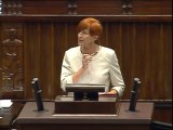 Elżbieta Rafalska - wystąpienie z 9 października 2013 r.
