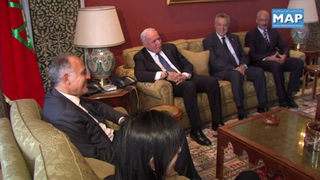 صلاح الدين مزوار يتباحث مع نظيره الفلسطيني