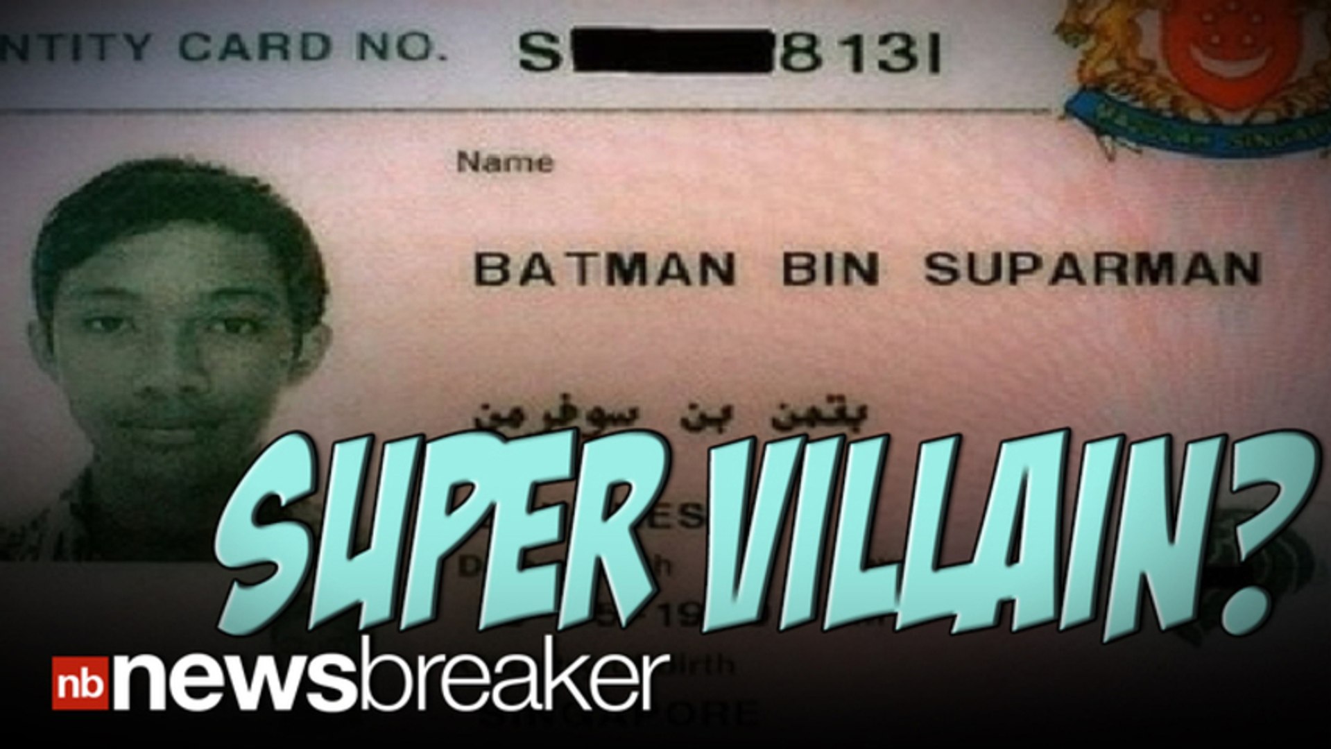 SUPER VILLAIN?: Batman Son of Superman Jailed in Singapore for Theft, Drugs  - video Dailymotion