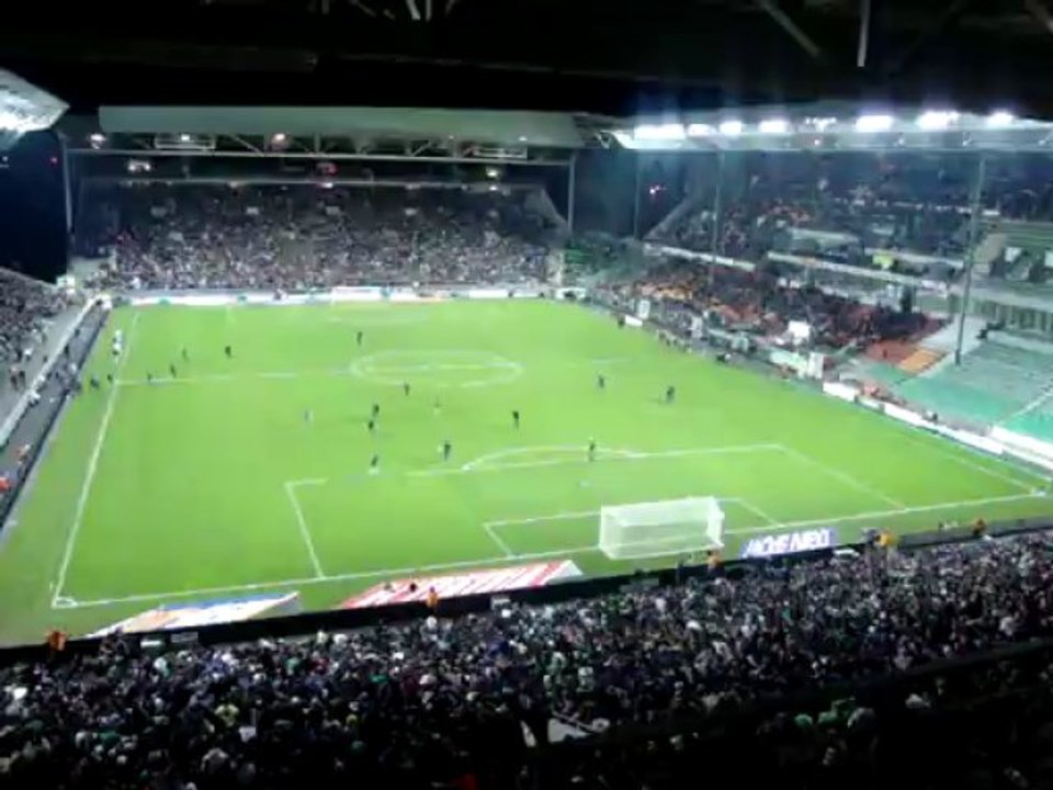 Ambiance du derby ASSE - OL : dimanche 10 novembre 2013