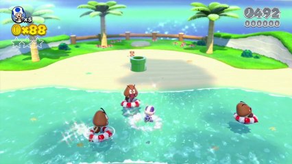 Wii U - Super Mario 3D World Gameplay Trailer