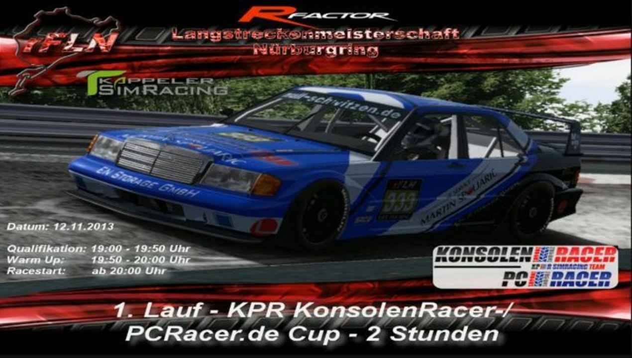 rFLN.de Lauf 1 - KPR KonsolenRacer-/PCRace