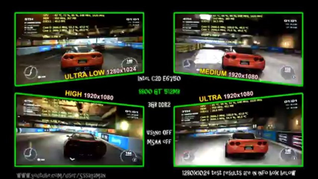 GRID 2 | Gameplay | C2D 6750 & 8800 GT [REAL FPS]