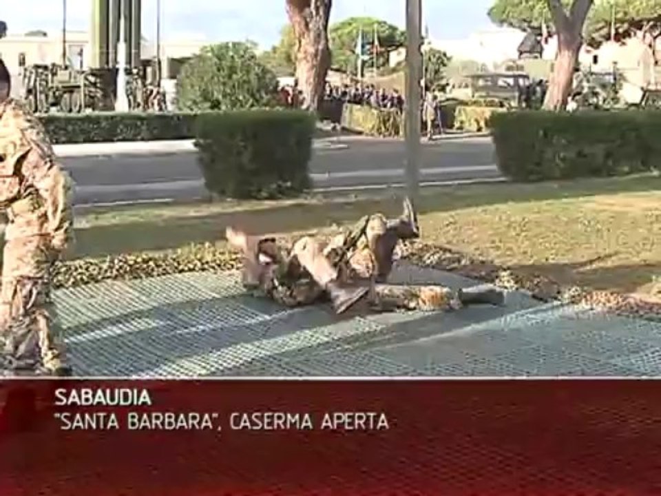 SABAUDIA - "SANTA BARBARA" CASERMA APERTA