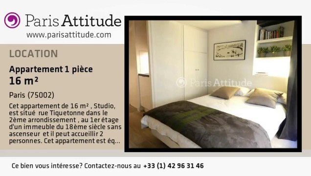 Appartement Studio à louer - Montorgueil, Paris - Ref. 8354