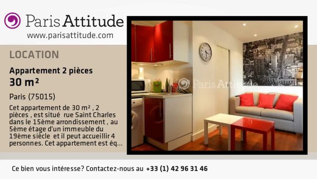 Appartement 1 Chambre à louer - Parc André Citroën, Paris - Ref. 7866