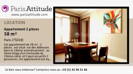 Appartement 1 Chambre à louer - Montmartre, Paris - Ref. 8271