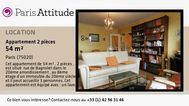 Appartement 1 Chambre à louer - Porte de Bagnolet, Paris - Ref. 8606