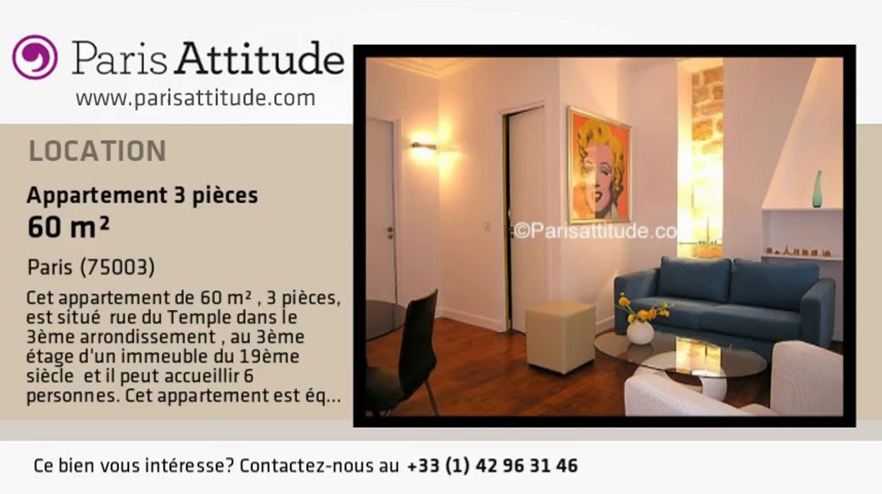 Appartement 2 Chambres à louer - Centre George Pompidou, Paris - Ref. 3118