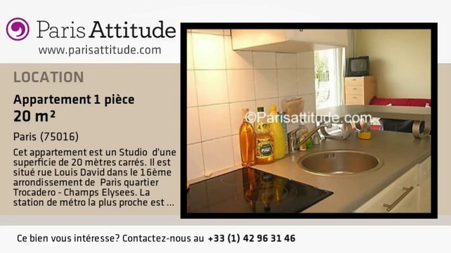 Appartement Studio à louer - Trocadéro, Paris - Ref. 1016