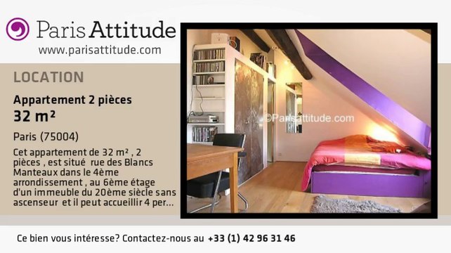 Appartement 1 Chambre à louer - Centre George Pompidou, Paris - Ref. 7539