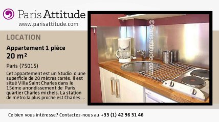 Appartement Studio à louer - Parc André Citroën, Paris - Ref. 3503
