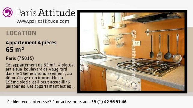 Appartement 3 Chambres à louer - Montparnasse, Paris - Ref. 3402