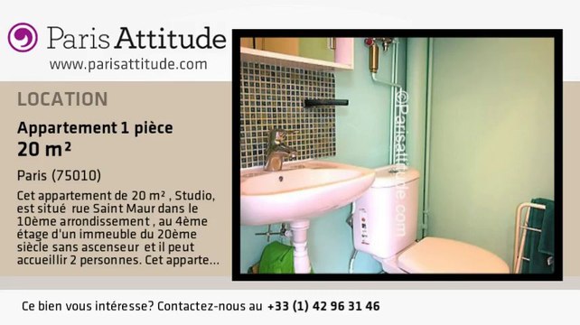 Appartement Studio à louer - Belleville, Paris - Ref. 7075