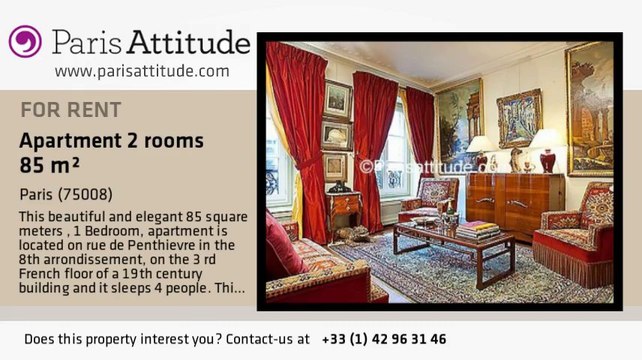 1 Bedroom Apartment for rent - Miromesnil, Paris - Ref. 6150