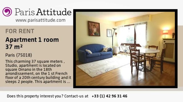 Studio Apartment for rent - Jules Joffrin - Mairie du 18ème, Paris - Ref. 7777
