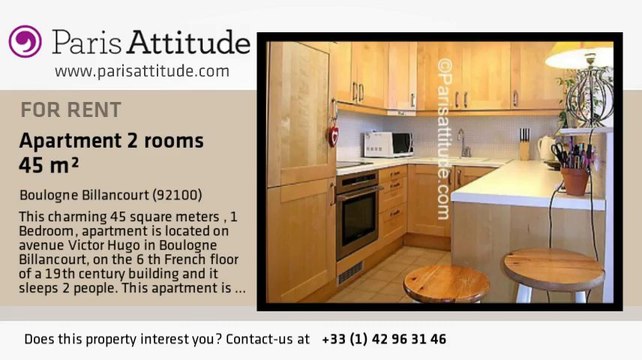 1 Bedroom Apartment for rent - Boulogne Billancourt, Boulogne Billancourt - Ref. 7170