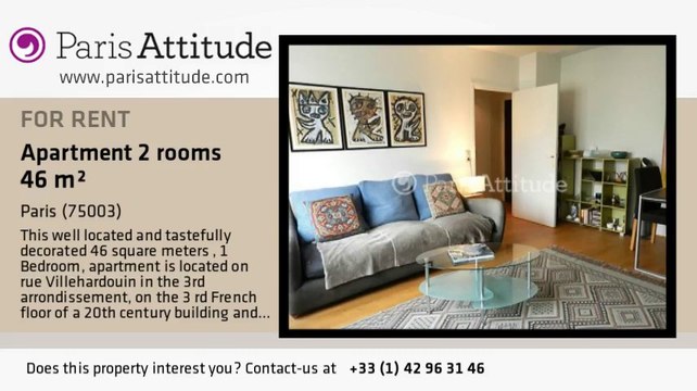 1 Bedroom Apartment for rent - Place des Vosges, Paris - Ref. 3442
