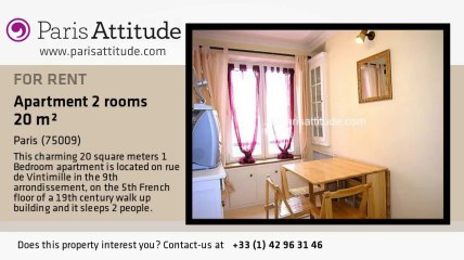 1 Bedroom Apartment for rent - Place de Clichy, Paris - Ref. 3756