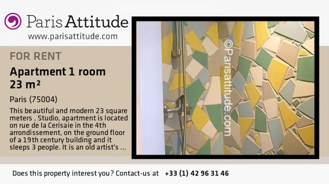 Studio Apartment for rent - Bastille, Paris - Ref. 7497