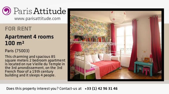 3 Bedroom Apartment for rent - Temple, Paris - Ref. 1520