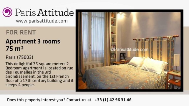 2 Bedroom Apartment for rent - Place des Vosges, Paris - Ref. 1958