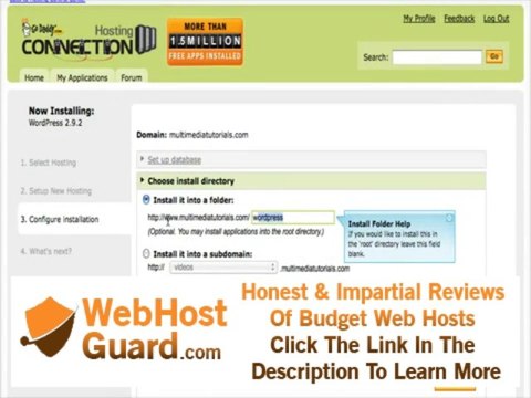 How to install WordPress using #GoDaddy hosting control center