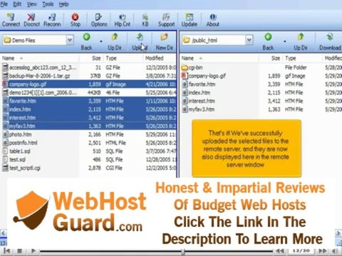 Uploading files using FTP Voyager - Canadian Web Hosting
