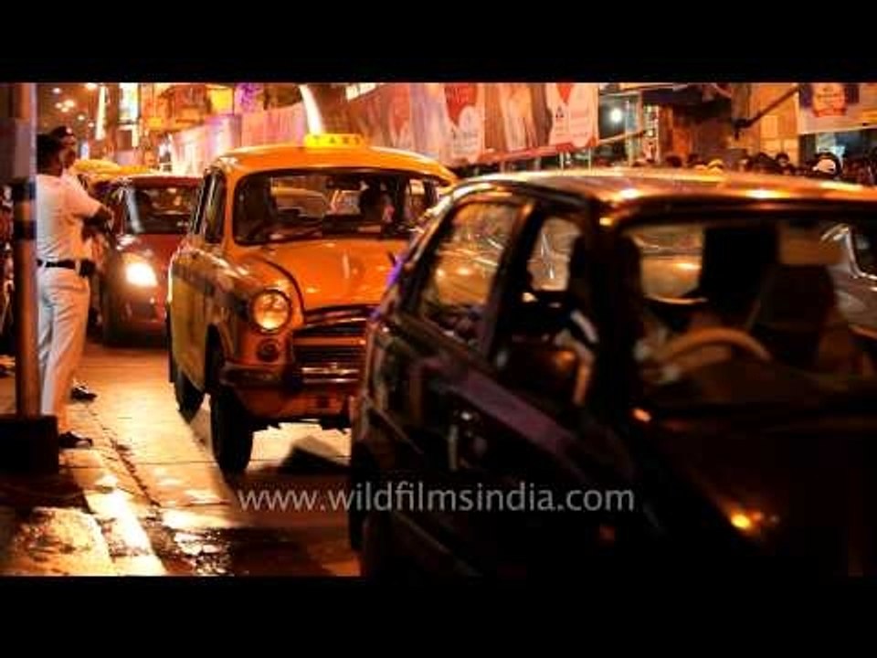 Traffic during Durga Puja in Kolkata