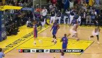 Showtime ! 三線快攻Iguodala後手傳球 Davia Lee 輕易得兩分