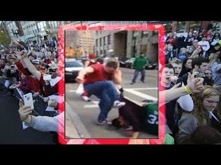 Vicious assault: Two men videoed curb-stomping bystanders at Red Sox victory parade